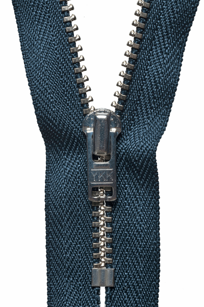Metal Trouser Zip - Dark Navy 560 (Red tag)